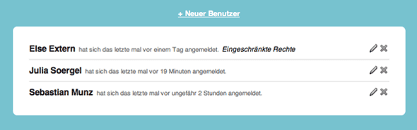Benutzerrechte mit eingeschraenkten Rechten