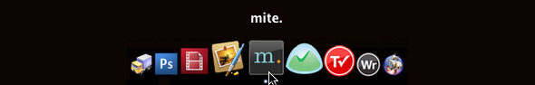 mite als Fluid-App im Dock unter Mac OS