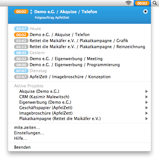 DynaMite, der schlanke mite.client für Mac-User
